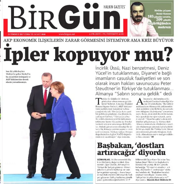 Alman basını Türkiye'den rahatsız!-3