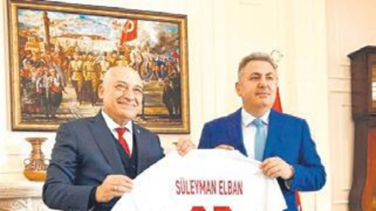 Büyükekşi'den Vali Elban'a ziyaret