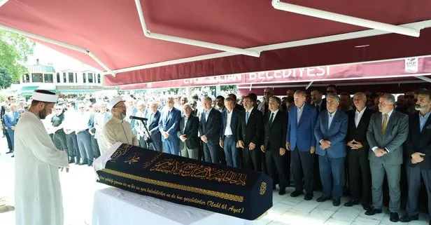 Başkan Erdoğan Hayati Yazıcı’nın annesi Fatma Yazıcı’nın cenaze namazına katıldı