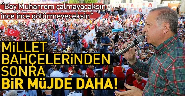 Cumhurbaşkanı Erdoğan yeni projesini açıkladı!