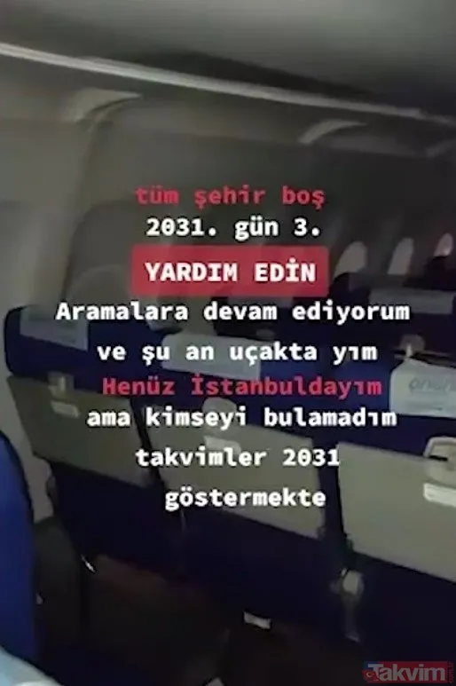 Zaman yolcusu bu kez İstanbul'dan çıktı! Takvimler 2031'i gösteriyor dedi paylaştıkları akıl tutulması yaşattı: Boş sokaklar caddeler... - 9