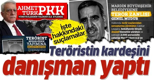Ahmet Türk’ün Zagros Bahoz kod adlı teröristin kardeşini danışman yaptığı deşifre oldu!
