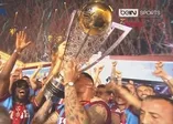 Şampiyon Trabzonspor kupasına kavuştu