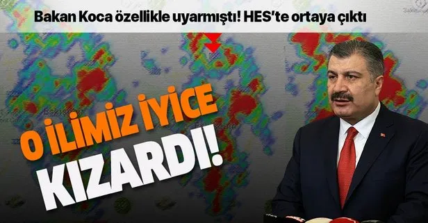 Eskişehir’de risk arttı, HES uygulamasındaki harita kırmızıyla kaplandı!