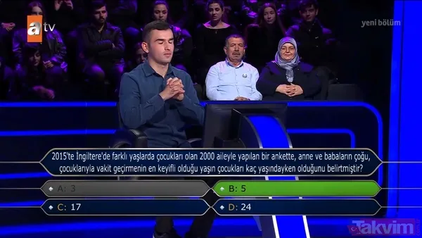 Kim Milyoner Olmak İster'e katılan işitme engelli yarışmacı azmiyle geceye damgasını vurdu! - 46