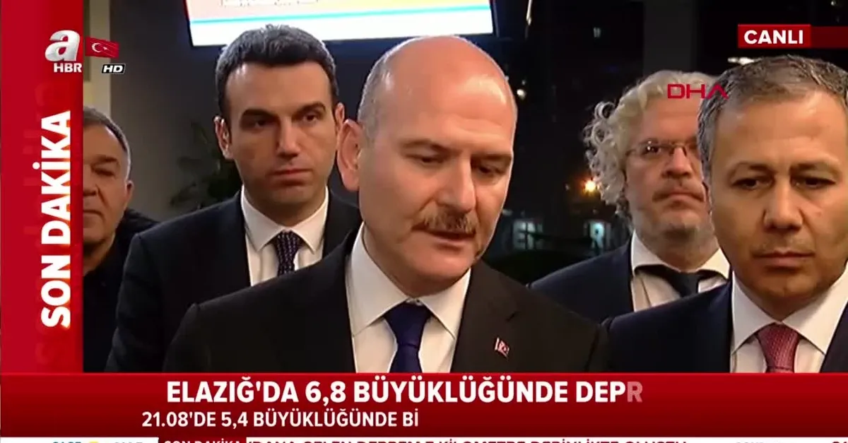 Son dakika: Bakan Soylu'dan Elazığ depremiyle ilgili flaş açıklama