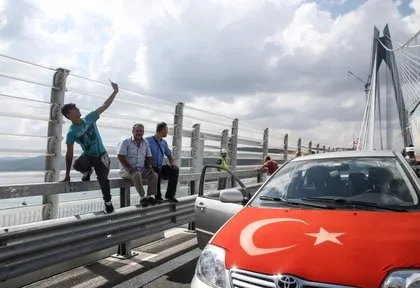 Yavuz Sultan Selim Köprüsü’nde ilk gün trafiği