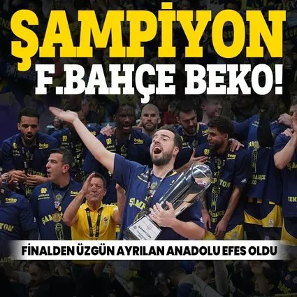 Türkiye Kupası Fenerbahçe Beko’nun! Anadolu Efes 67-80 Fenerbahçe Beko