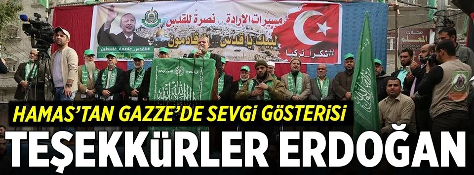 Hamas’tan Erdoğan’a teşekkür