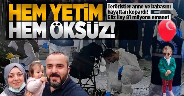 İstiklal Caddesi'ndeki terör saldırısı anne ve babasını hayattan kopardı! Topkara ailesinden geriye minik Eliz İlay kaldı