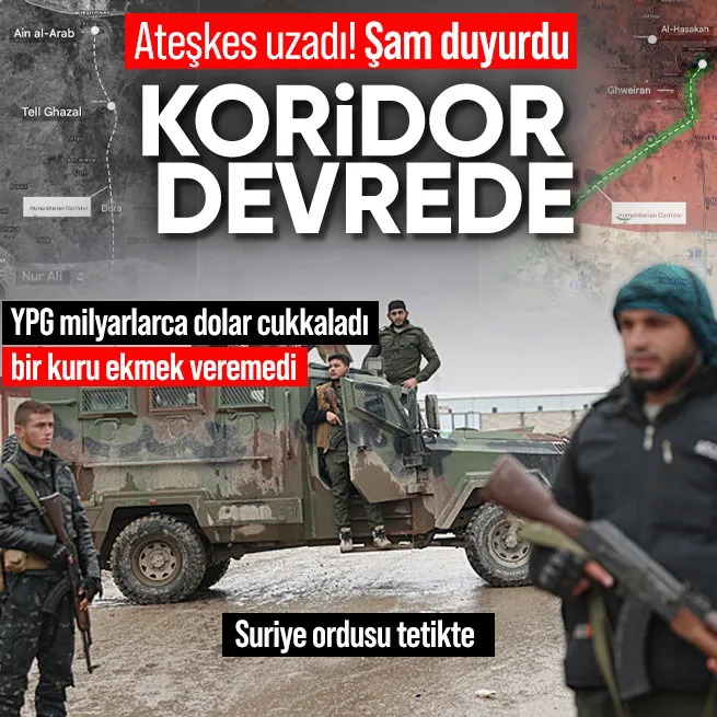 Suriye’de ateşkes 15 gün süreyle uzatıldı! Rakka-Haseke ve Halep kırsalında iki ayrı insani koridor