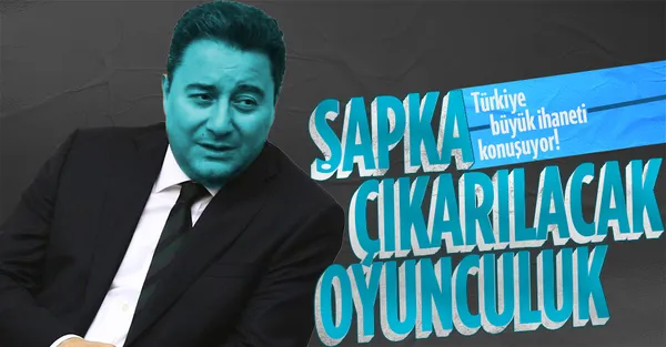 İhanet kralı Ali Babacan’dan profesyonel oyunculuk!-1