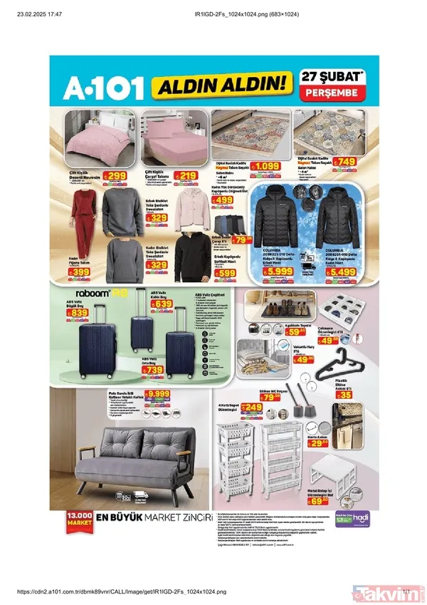 🛋️ Mobilya Ve Tekstil Ürünleri 2 Kişilik Katlanır Yataklı Koltuk - 9.999 Tl Büyük Boy Valiz - 839 Tl Orta Boy Valiz - 739 Tl Kabin Boy Valiz - 639 Tl