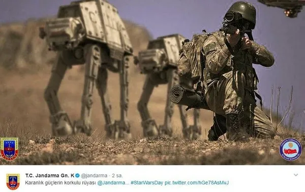 Jandarmadan "Star Wars" mesajı-1