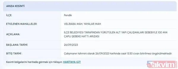 İstanbul'un 11 ilçesinde su kesintisi (Arnavutköy, Zeytinburnu, Sarıyer...) Sular ne zaman gelecek? - 6