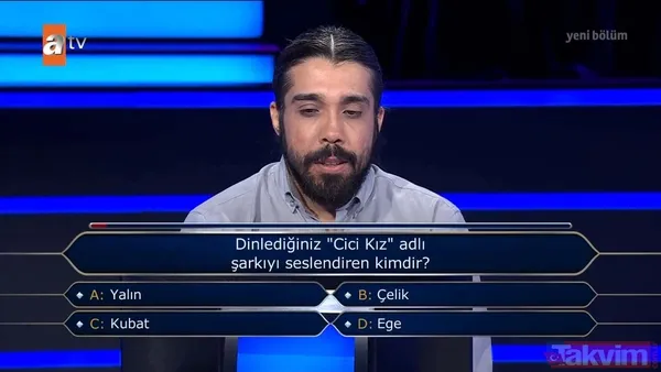 Kim Milyoner Olmak İster'e hikayesiyle damga vuran yarışmacı! 300 bin TL'lik Osmanlı sorusunda bakın ne yaptı - 18