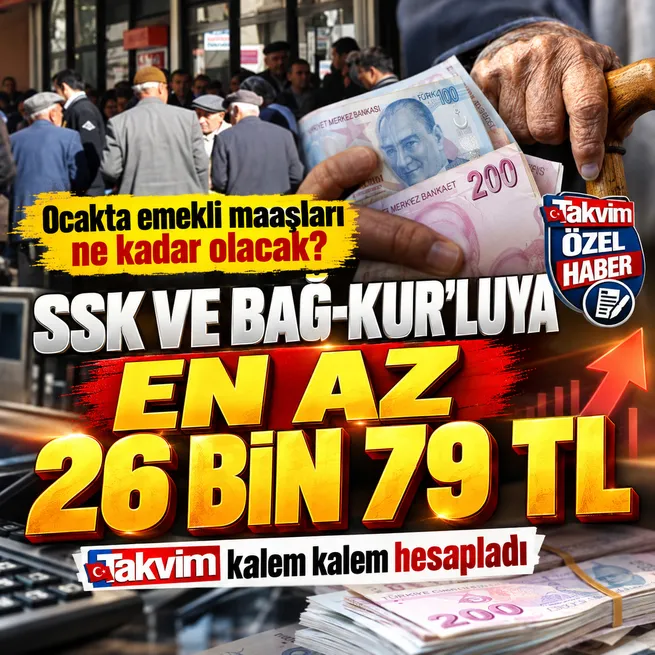 SSK ve Bağ-Kur emeklilerine zam sinyali! En düşük maaş 26 bin TL’yi aşabilir: TAKVİM kalem kalem hesapladı