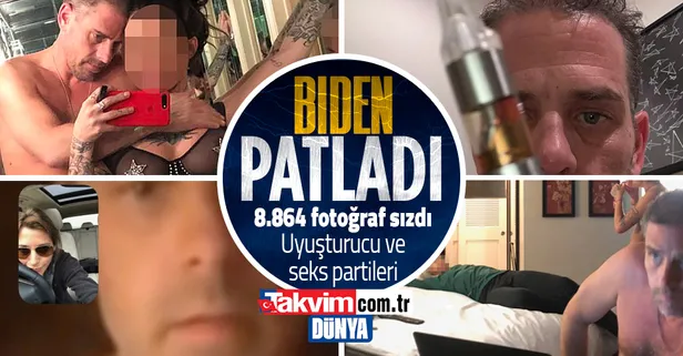 ABD Başkanı Joe Biden'ın oğlu Hunter Biden'ın skandal görüntüleri sızdı! Kadınlarla çıplak pozları ve uyuşturucu partileri...