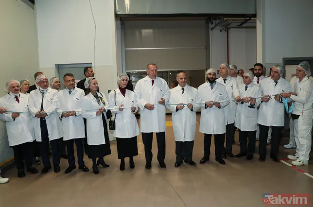 BaÅkan ErdoÄan EskiÅehir'de ETİ Fabrikası'nı ziyaret etti