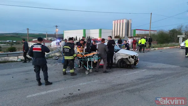 Tekirdağ’da feci kaza: Cip köprüden uçtu - 7