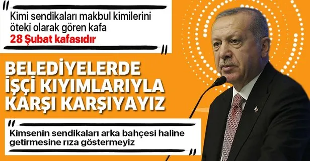 Başkan Erdoğan'dan 1 Mayıs Programında önemli açıklamalar