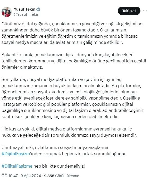 meb-topa-girdi-bakan-yusuf-tekinden-instagram-ve-roblox-cikisi-1723191476665.jpg MEB topa girdi: Bakan Yusuf Tekin'den Instagram ve Roblox çıkışı!-4