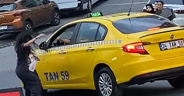 Esenyurt'ta taksici dehşeti: Tartıştığı kızı yumruk atarak bayılttı