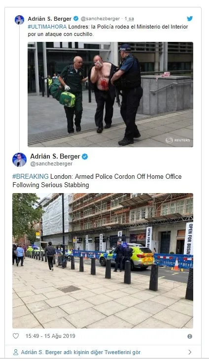 İngiltere'de İçişleri Bakanlığı önünde saldırı!-1