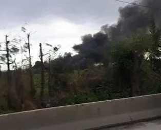 Cezayirde askeri uçak düştü