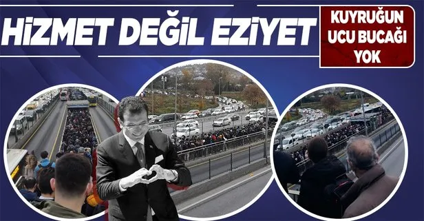 İstanbul’da metrobüs durakları yine kilit! Vatandaşlar sosyal medyada isyan etti