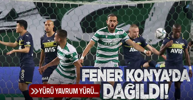Fener dağıldı! Konyaspor 2-1 Fenerbahçe | MAÇ SONUCU