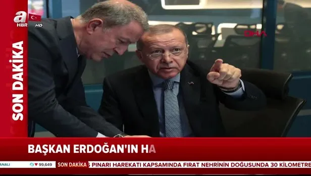 Son dakika: Başkan Recep Tayyip Erdoğan Barış Harekatı'nı harekat merkezinden takip ediyor! İşte o görüntüler