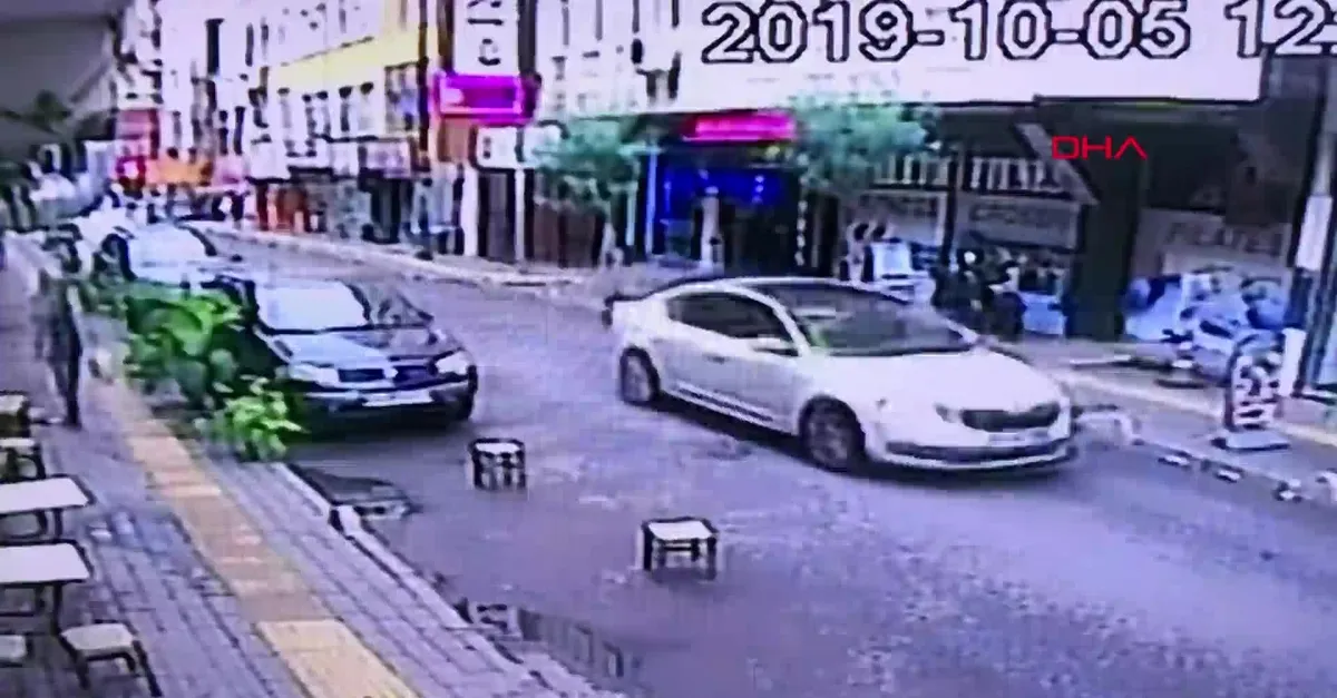 Bahçelievler'deki patlamanın görüntüsü ortaya çıktı! Varil bomba gibi patladı
