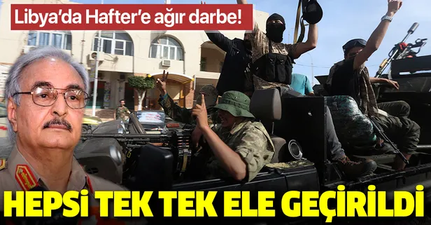 Son dakika: Libya'da Hafter'e ağır darbe: BAE panzerleri, Grad roketleri ve 10 adet tank ele geçirildi