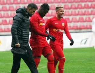 Kayserispor’da sakatlık şoku!