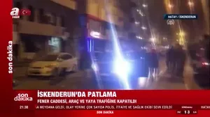 Hatay İskenderun’da patlama! İşte bölgeden ilk görüntüler...