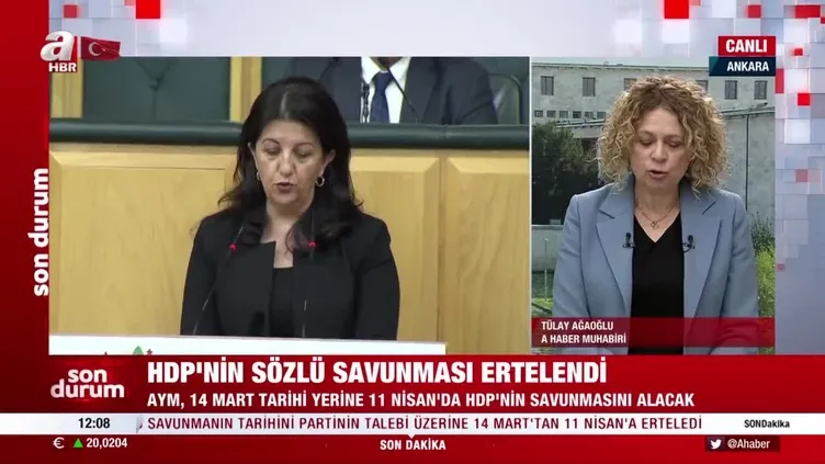 HDP’nin sözlü savunması ertelendi