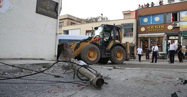 Freni arızalandı: Ortalığı birbirine kattı! İş makinesinin 7 araca çarpması sonucu 8 kişi yaralandı