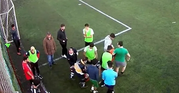 Ecel halı sahada yakaladı! O anlar kamerada...