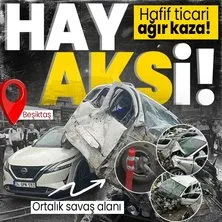 Son dakika: Beşiktaş Büyükdere Caddesi’nde zincirleme kaza! Çok sayıda yaralı var! Kazanın sebebi belli oldu!