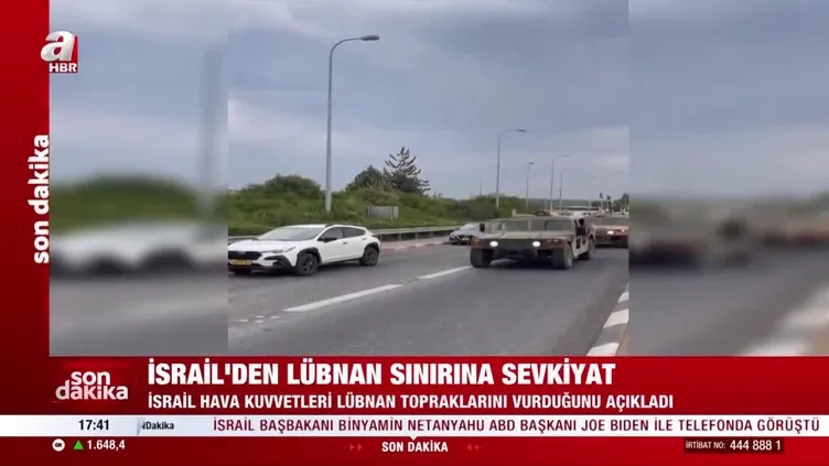 İsrail’den Lübnan sınırına sevkiyat!