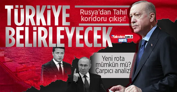 Rusya'dan yeni tahıl koridoru açıklaması! Yeni rota mümkün mü? Canlı yayında çarpıcı değerlendirme: Başkan Erdoğan'ın kararı belirleyici olacak