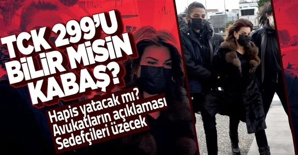Sedef Kabaş hapis cezası alacak mı?