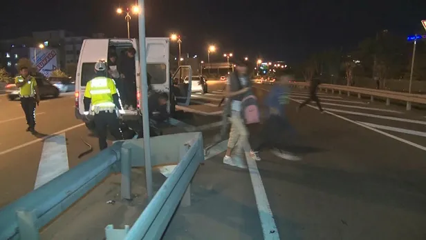 Polisi görünce çil yavrusu gibi dağıldılar-1