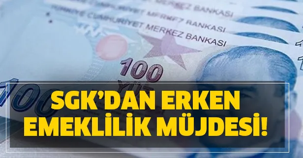 Erkekler erken emekli olabiliyorlar! İşte detaylar