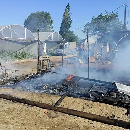 Orhangazi’de baraka yangını