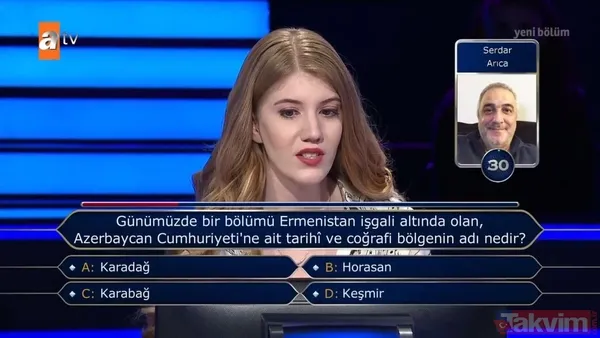 Kim Milyoner Olmak İster'de Kenan İmirzalıoğlu'ndan gardaş Azerbaycan'a selam: "Kardeşlerimize selam ve sevgilerimizle" - 9