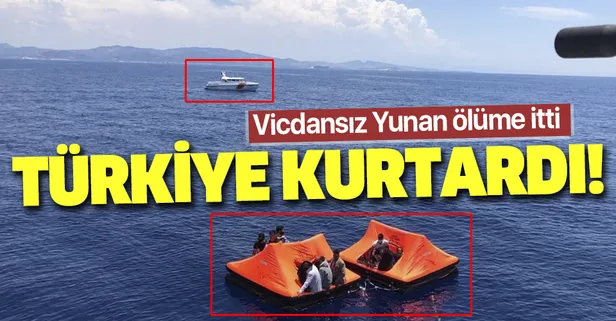 Son dakika: İzmir'de Yunan güvenlik güçlerince Türk kara sularına bırakılan 36 düzensiz göçmen kurtarıldı