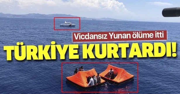 Son dakika: İzmir’de Yunan güvenlik güçlerince Türk kara sularına bırakılan 36 düzensiz göçmen kurtarıldı