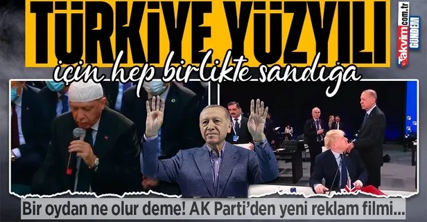 Bir oydan ne olur deme! AK Parti’den ikinci tur için yeni reklam filmi: Büyük Türkiye zaferi için hep birlikte sandığa
